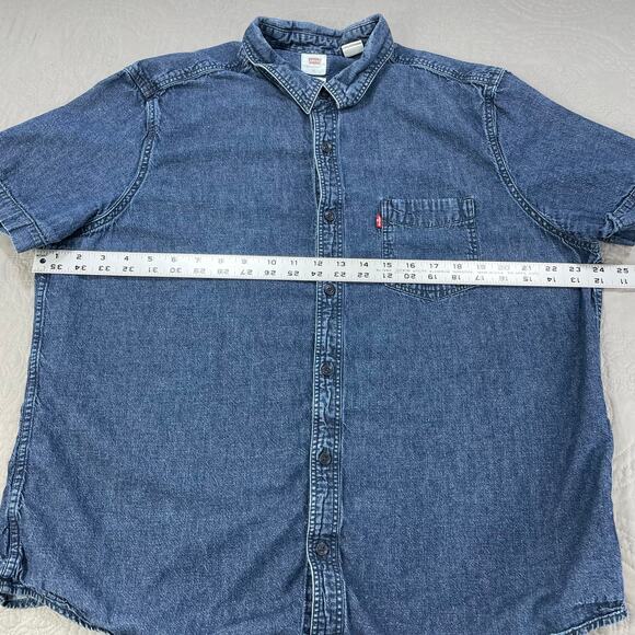 Levi's Blue Button Down Shirt - Picture 9 of 9